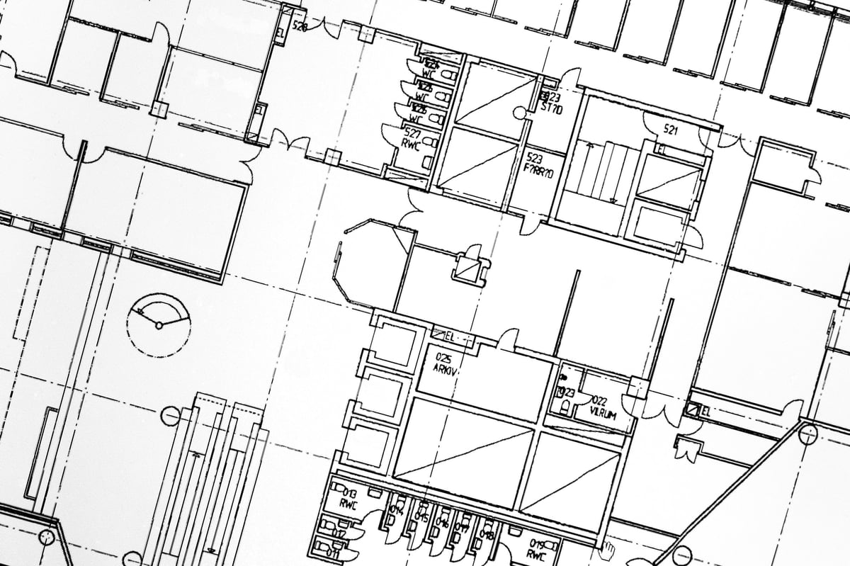 Architectural plan background
